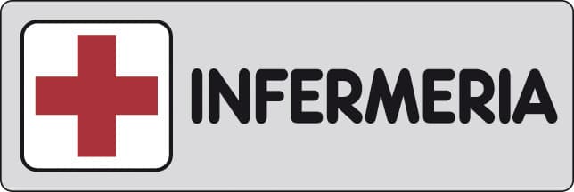 Etichetta Adesiva 150 x 50 Infermeria 10 Pezzi - 2