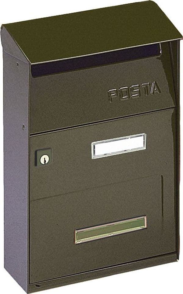 Cassetta Postale Alubox Ft Lamiera Grigio Ghisa - 2