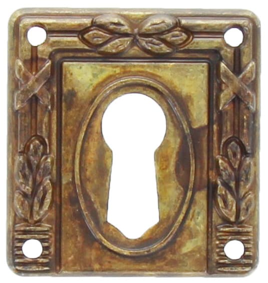 Bocchetta Zama 30060 33 x 35 mm Ottone Anticato** 25 Pezzi - 2