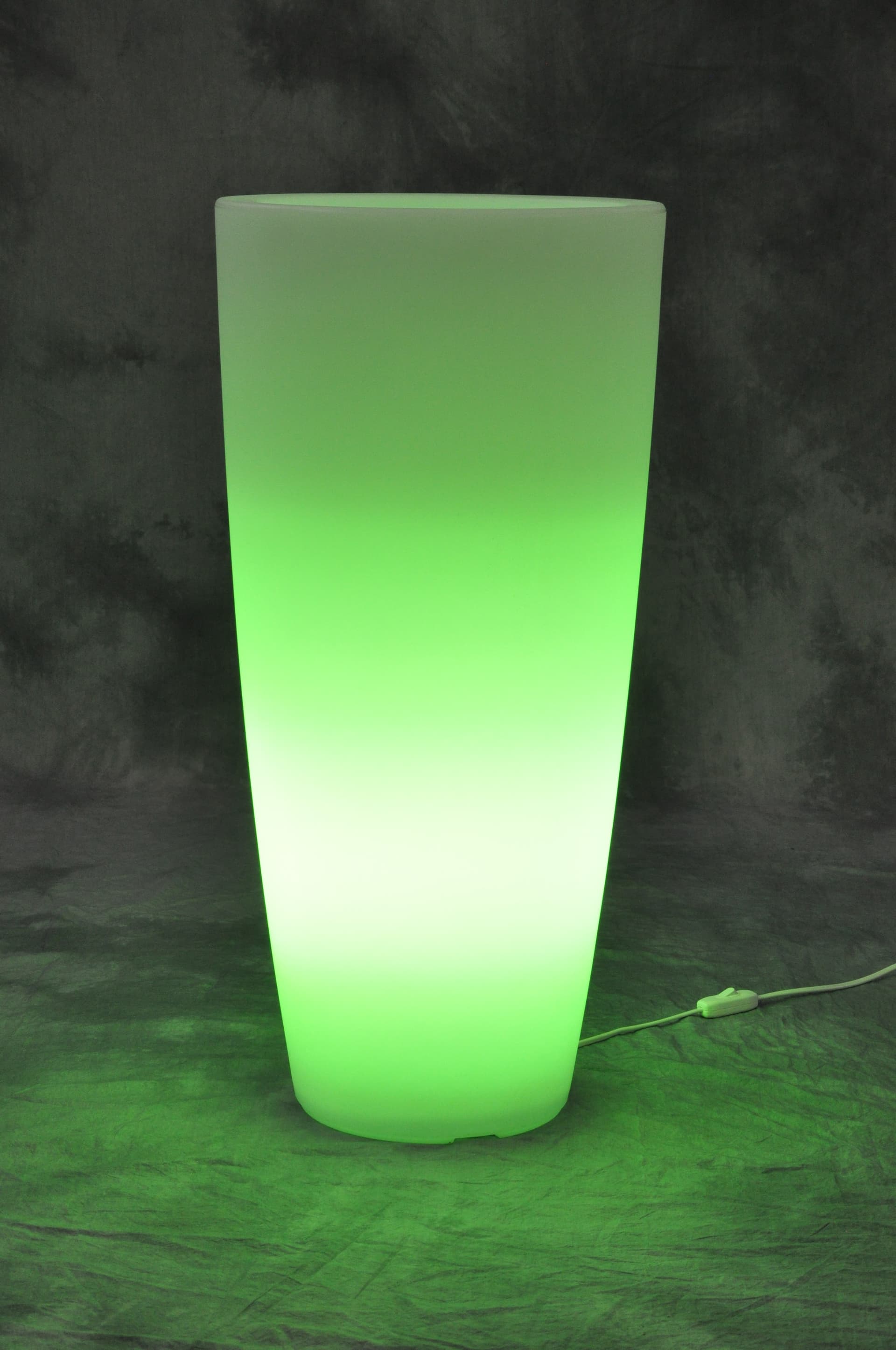 Vaso Home Light Tondo D 33 x 70 cm Ghiaccio Verde - 2