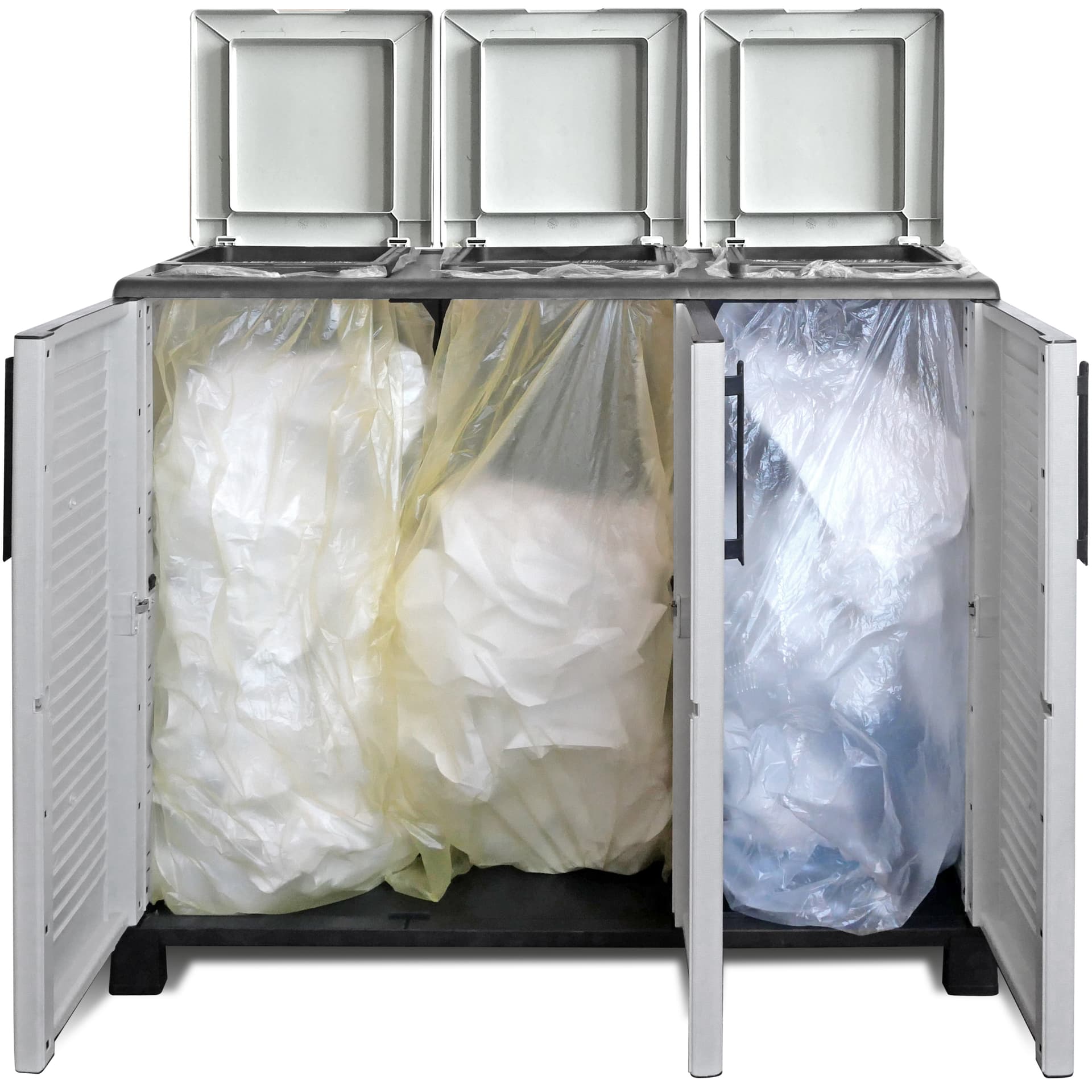 Pattumiera Art Plast 3 Ante 102 x 37XH90 Cm - 2