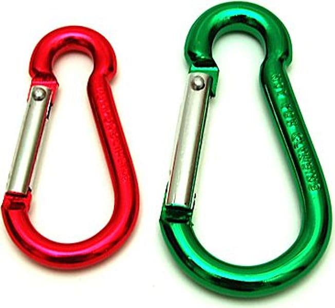 Portachiavi Moschettone Pompiere Allum 60 mm Diesse 50 Pezzi - 2