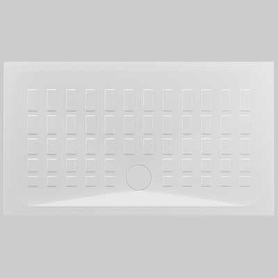 Piatto Doccia Rettangolare Cube H 4,5 70 x 90 Azzurra - 2