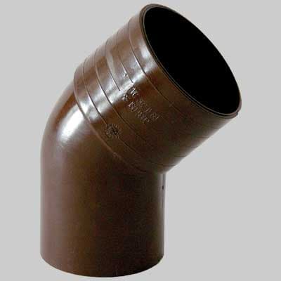 Curva 45 ° PVC Testa di Moro Made in Italy Ee ? 80 - 2