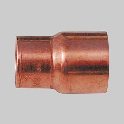 Manicotto Rame Ridotto a Saldare Maschio Femmina 18 x 12 Made in Italy - 2