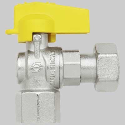 Rubinetto a Squadro Femmina con Dado Girevole ½ x ½ G F.i.v - 2