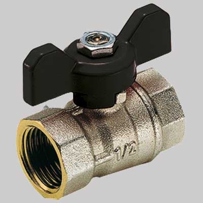 Valvola a Sfera Passaggio Standard Ff a Farfalla ¾ PN 30 Tiemme - 2