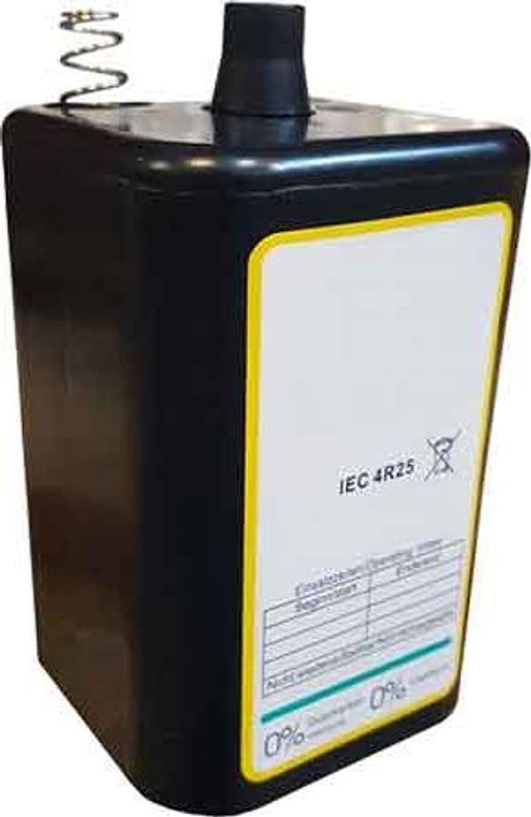 Batteria per Lampada Lampeggiante 6V Lunga Durata - 2