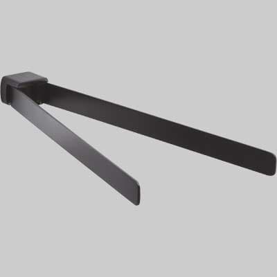 Portasalviette a Snodo Pirenei F14 Nero Matt Cm 35 Gedy - 2