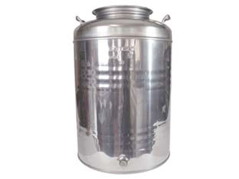 Fusto Inox per Olio Graffato 50 l Ø 375 mm MMX580H. Maffei
