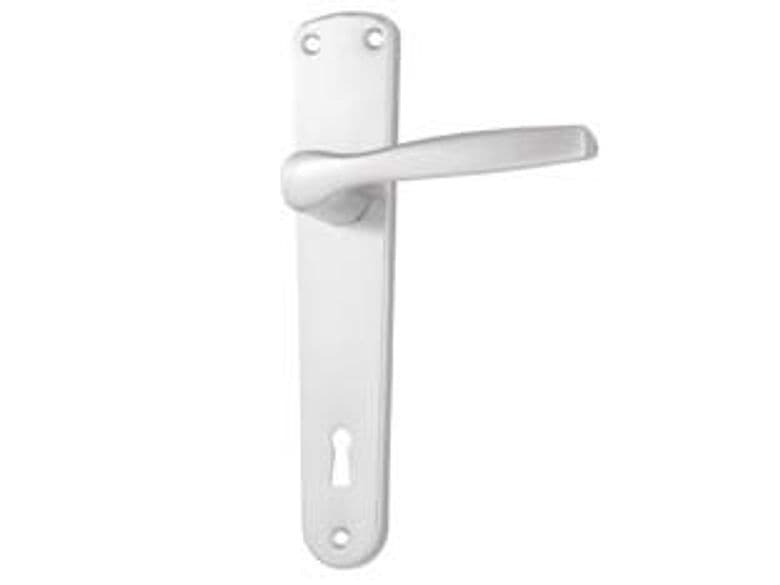 Maniglia Modello Alu con Placca in Alluminio Argento 90 mm 2 Cod 334396 - 2