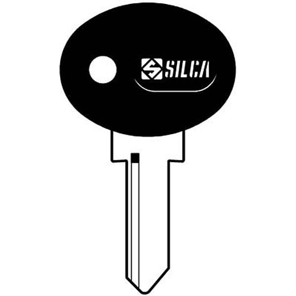 Chiave Auto Moto Guzzi Piaggio MM1RP Silca Acciaio Nichelato 5 Pezzi - 2
