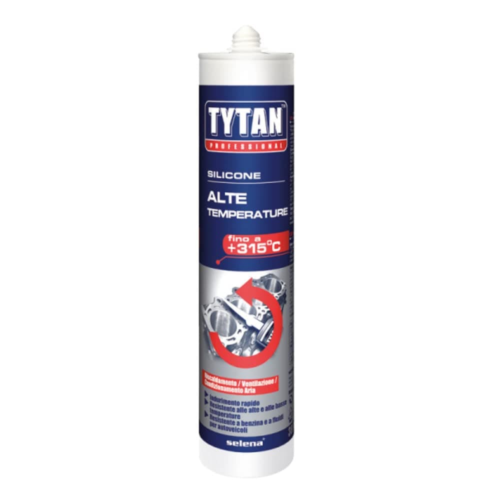 Silicone Alte Temperature Tytan Rosso 300 ml 3 Pezzi