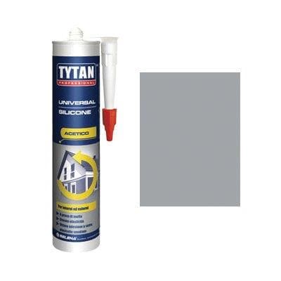 Silicone Acetico Universale Tytan Grigio Ral 7004 280 ml 3 Pezzi - 2