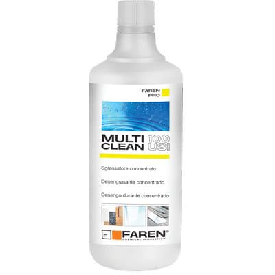 Sgrassante Concentrato 100 Usi Faren 1 L 12 Pezzi - 2