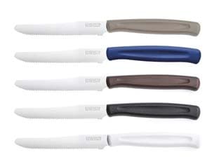 Coltello Dinamik da Tavola Lama Dentata Bianco, Lunghezza Lama 11 2 Blister - 2