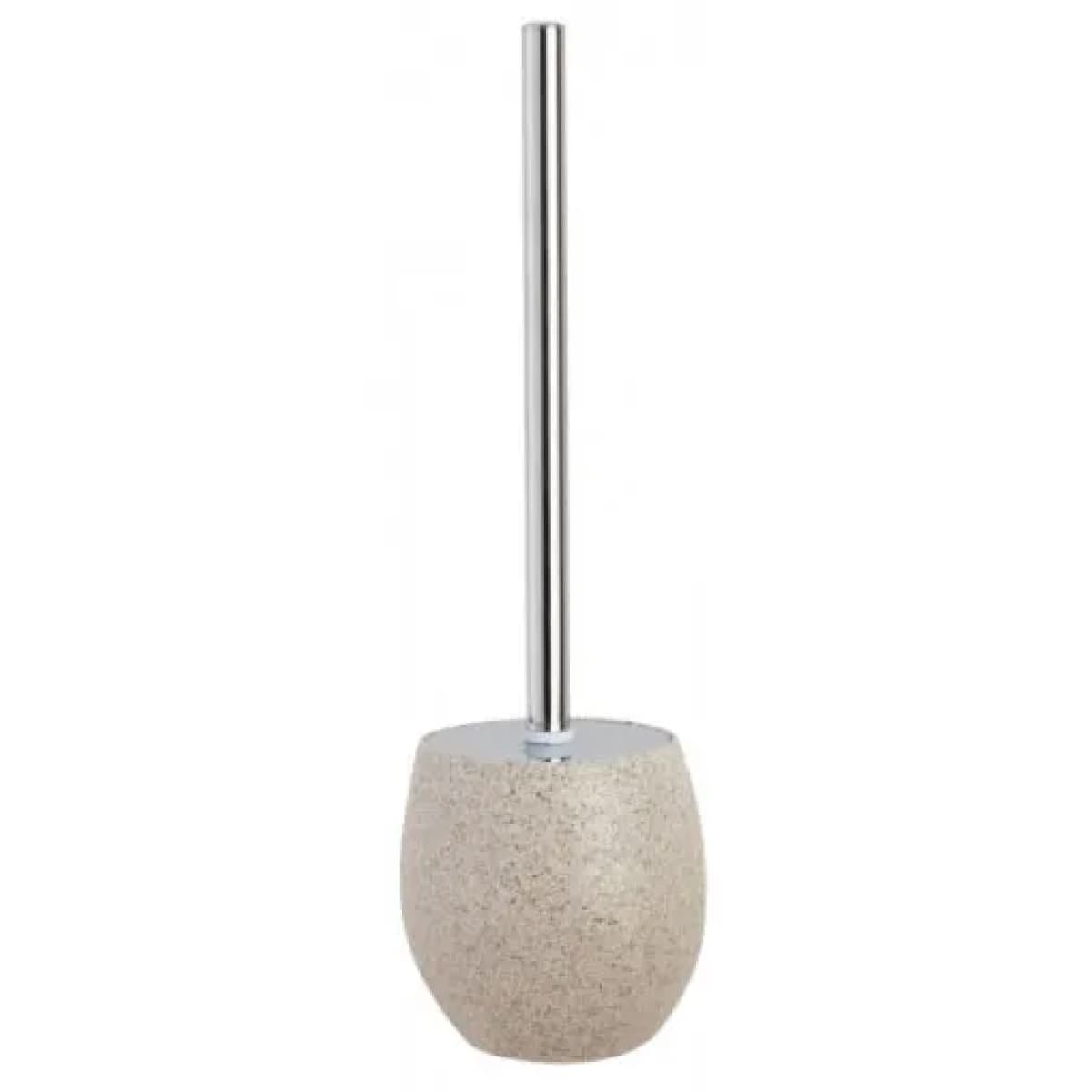 Portascopino in Poliresina Stone Dim.cm (LXHXP):12 x 12 x 37 Grigio Idroweb - 2