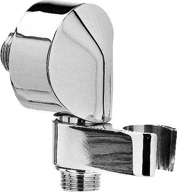 Presa Acqua Tonda a Muro C Supporto per Doccetta Ottone Cromato 1/2 Bossini - 2