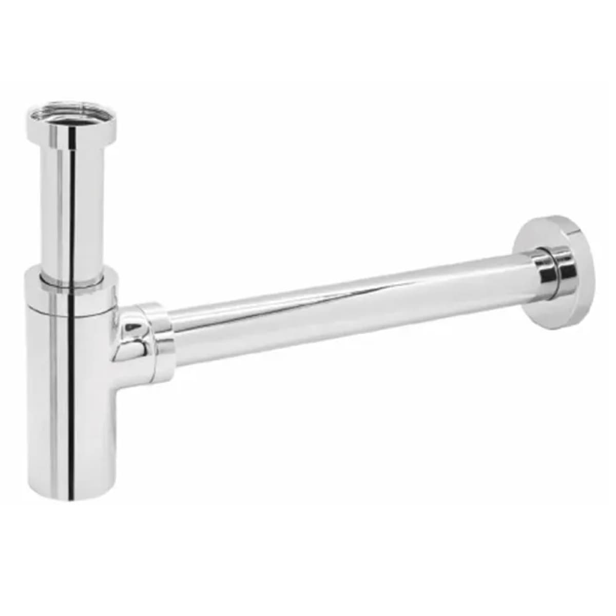Sifone Tondo in Ottone Cromato Modello Visual Eco 1¼ x 32 mm Idroweb - 2
