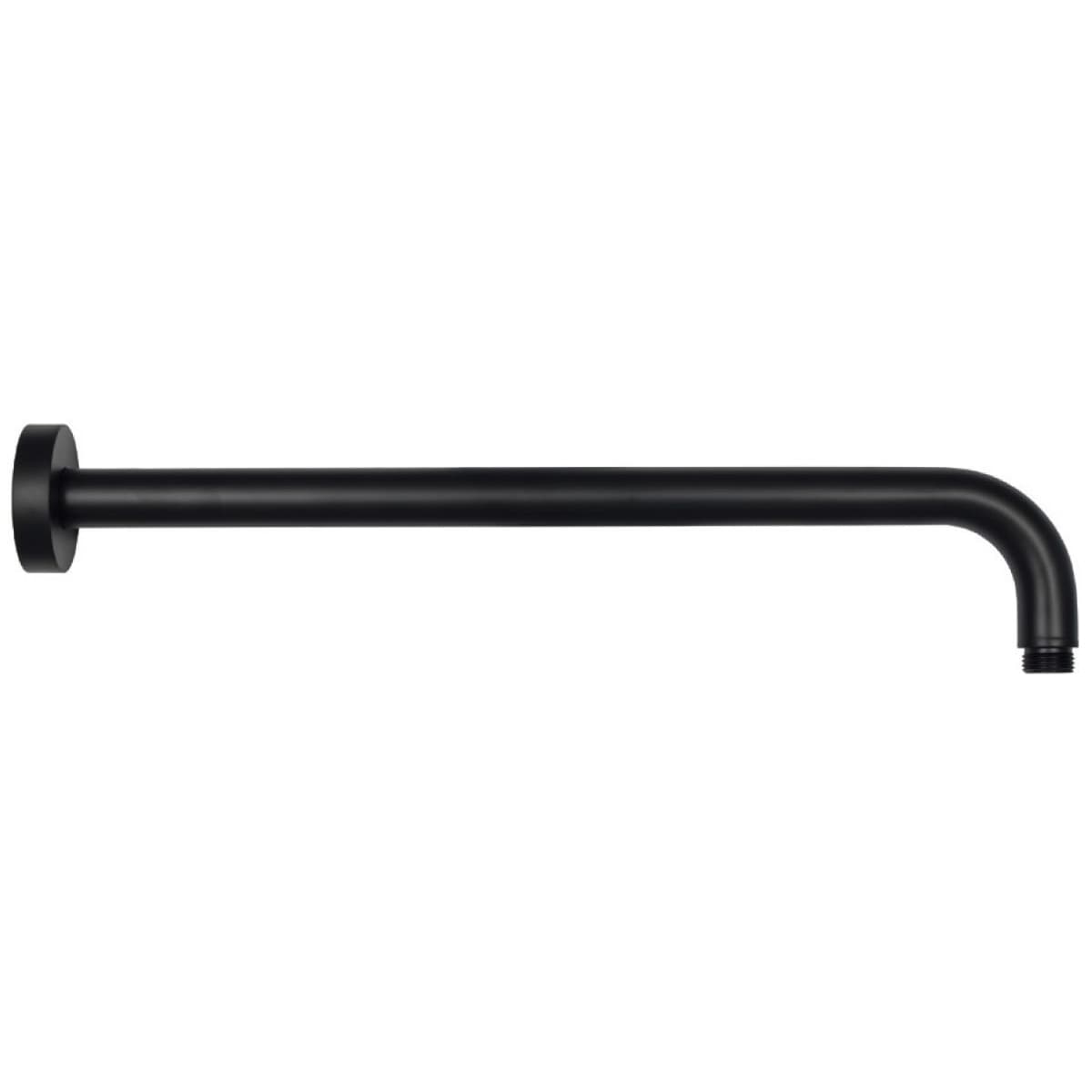 Braccio Doccia Tondo in Ottone Nero Opaco Nero Opaco Rubinetteria Paffoni - 2