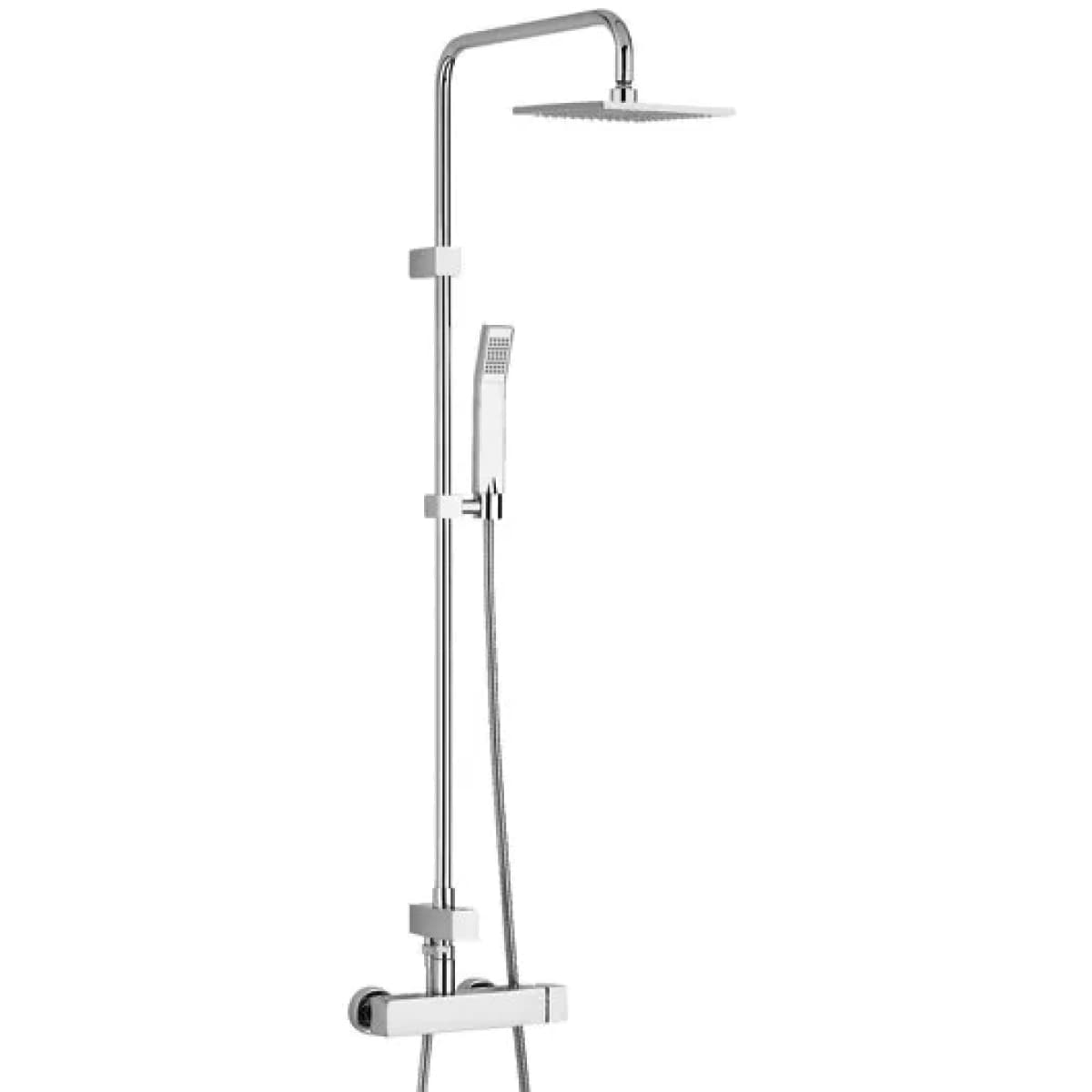 Colonna Doccia Fissa Modello Level Plus Cromata Rubinetteria Paffoni - 2