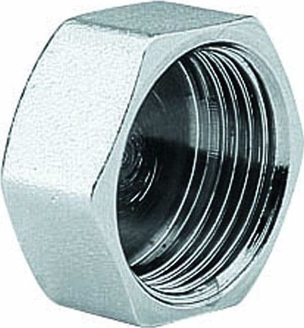 Tappo Cieco Femmina in Ottone Cromato per Chiusura Collettori 3/4 Arteclima - 2