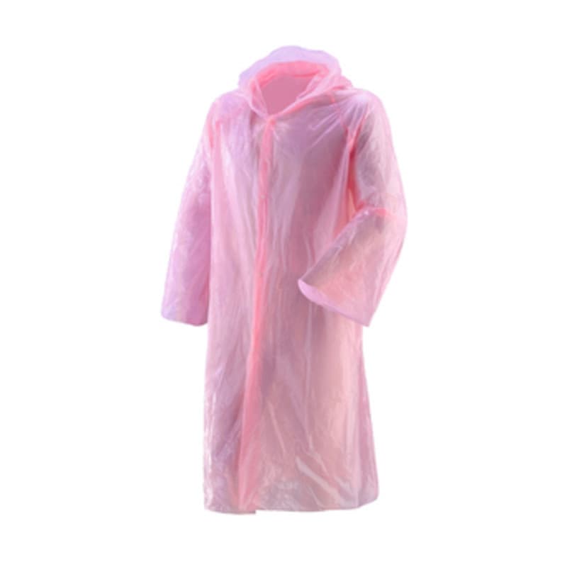 Impermeabile Tascabile 100 Politene Donna 10 Pezzi - 2