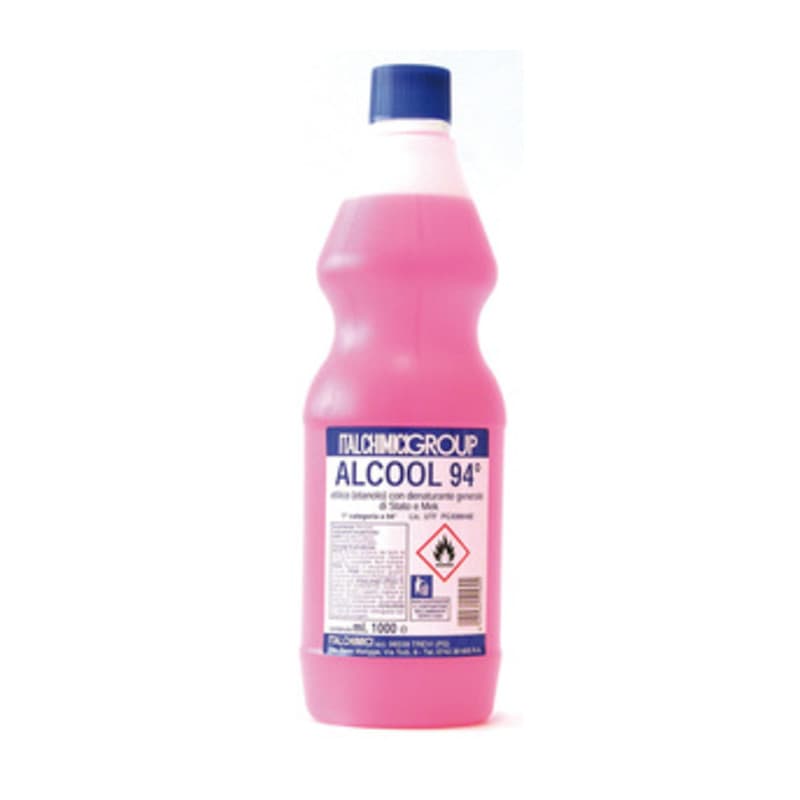 Alcool Denaturato 94 Certificato 1 l la Sovrana Italchimici 12 Pezzi - 2