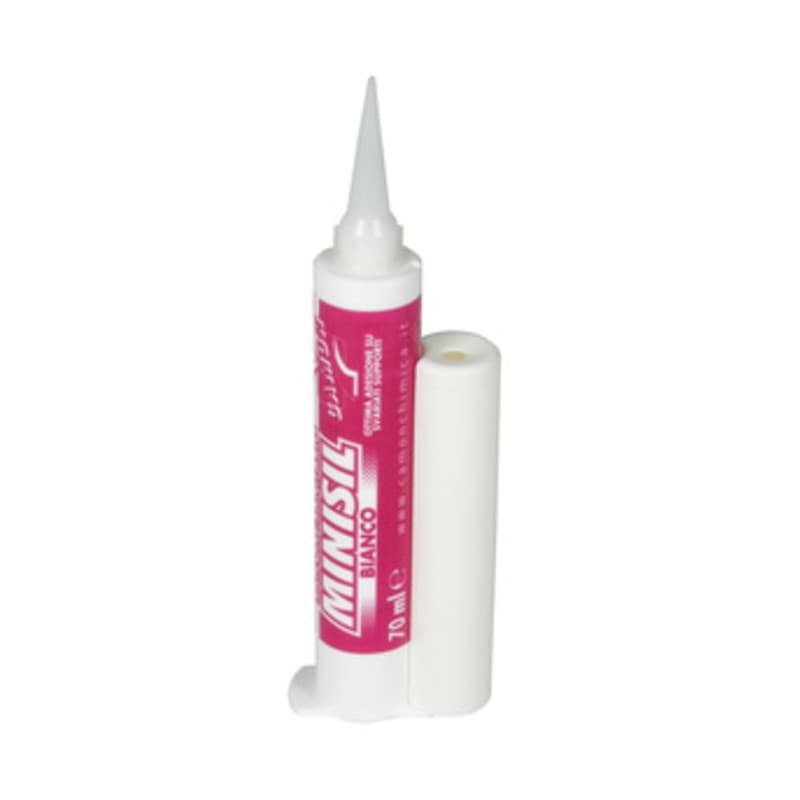 Silicone Minisil Bianco ML.70 Camon 24 Pezzi - 2