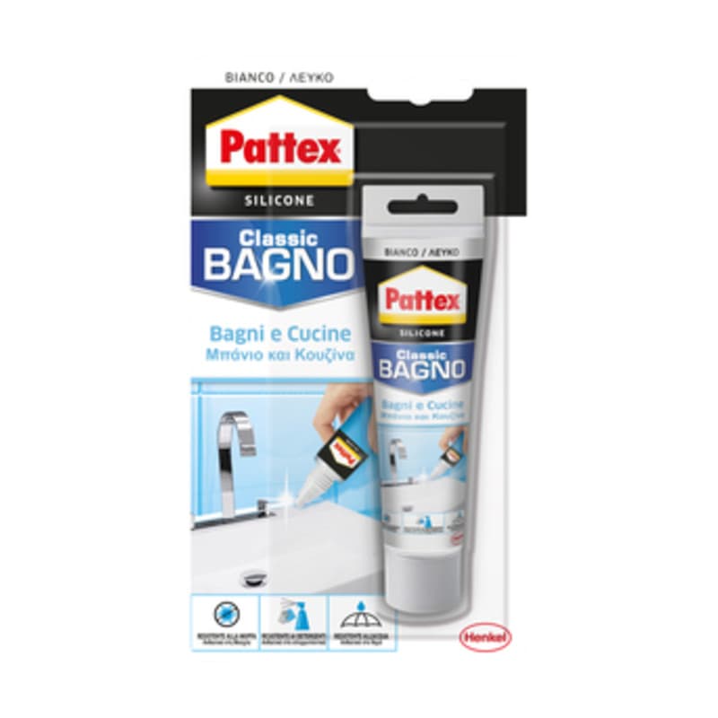 Silicone Classic Bagni e Cucine 50 ml Pattex Henkel Italia 12 Pezzi - 2