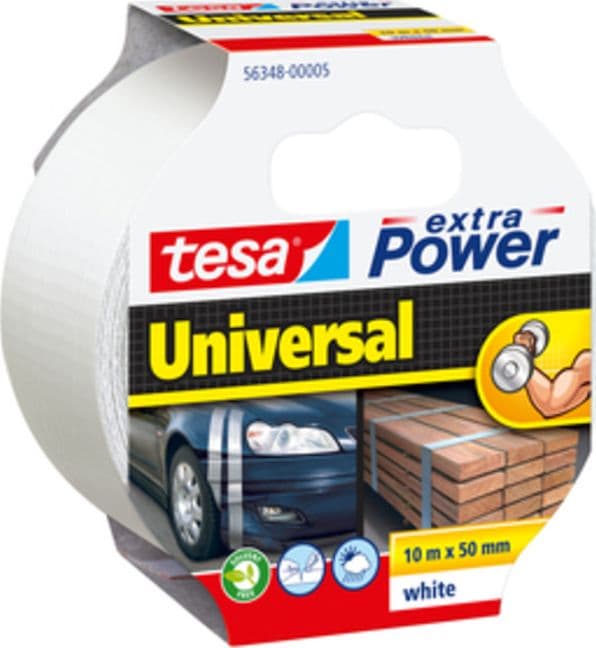 Nastro Americano Extra Power 50MMX10M Bianco Tesa 6 Pezzi - 2