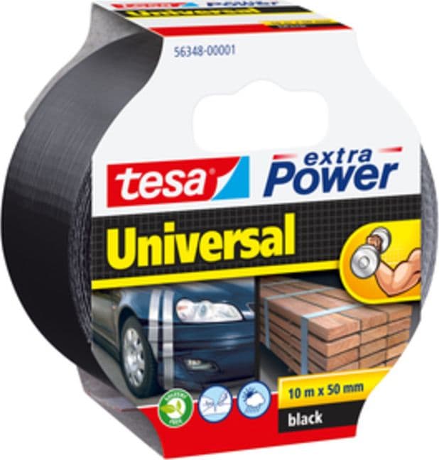 Nastro Americano Extra Power 50MMX10M Nero Tesa 6 Pezzi - 2