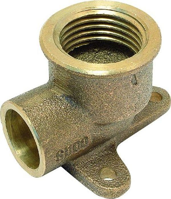 Raccordo Curvo a Saldare Flangiato in Bronzo Serie 4000 1/2 Ø 12 Fra bo - 2