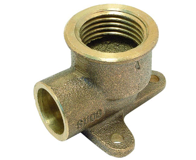 Raccordo Curvo a Saldare Flangiato in Bronzo Serie 4000 ½ Ø 12 Fra bo - 2