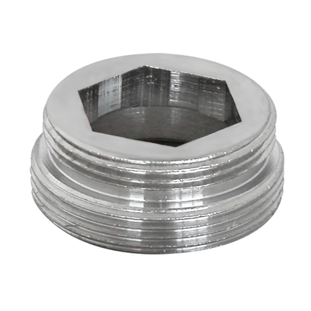 Raccordo Ridotto Doppio Maschio in Ottone Cromato M.24 x 1 M.22X1 - 2