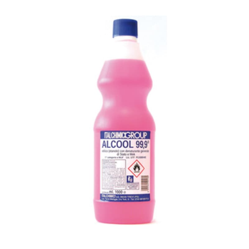 Alcool Denaturato 99,9 Certificato 1 l la Sovrana Italchimici 12 Pezzi - 2