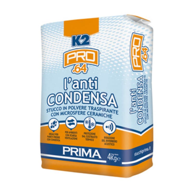Stucco Anticondensa in Polvere K2 da 4 kg 4 Pezzi - 2