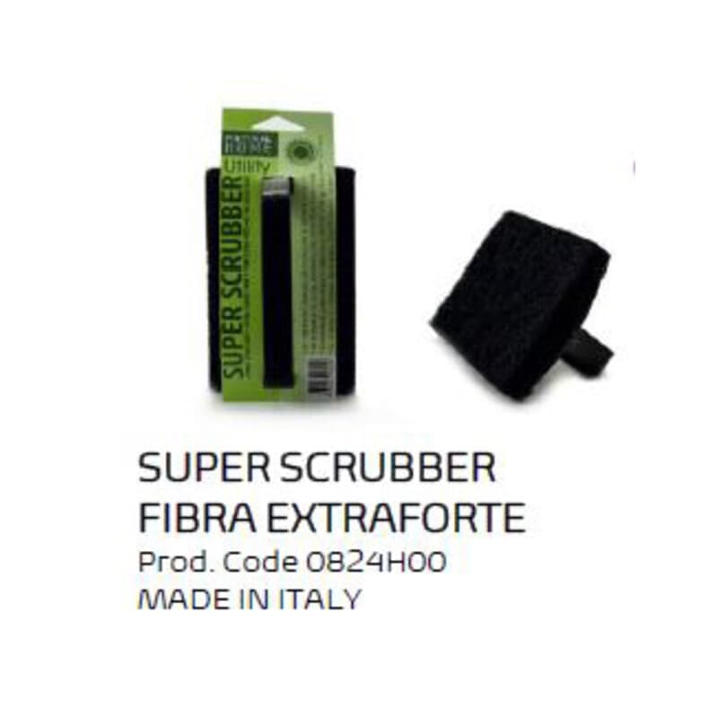 Spazzola Abrasiva Super Scrubber Fibra Extraforte 12 Pezzi - 2