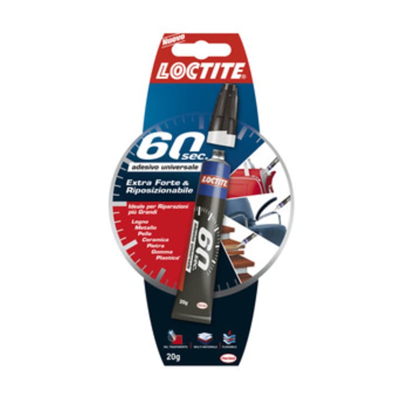 Loctite Adesivo Universale 60 Secondi 20 g Henkel Italia 12 Pezzi - 2