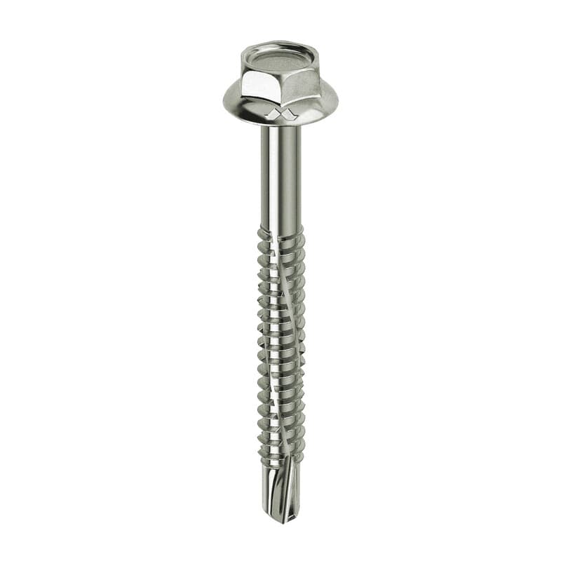 Tirafondo Autoperforante TE 6,3 x 25 mm Chr Kovervit DX 200 Pezzi - 2