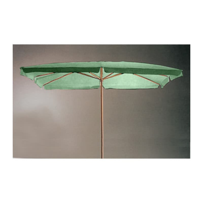 Ombrellone in Legno Palo 48 200 x 300 cm Verde - 2