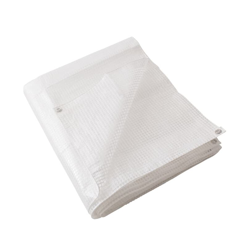Telo Occhiellato PE 5 x 8M 160GR Bianco Retinato - 2