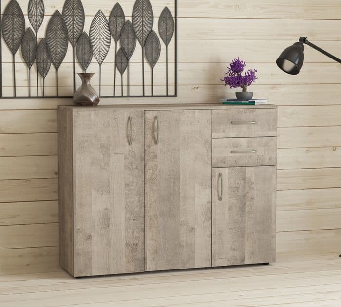 Kit Mobile 3A e 2C 106 x 36 x 83 cm Rovere Pl Classe A Plus - 2