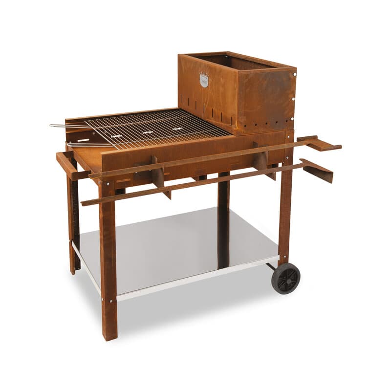 Barbecue a Legna Flipper 45 x 50 cm Corten - 2