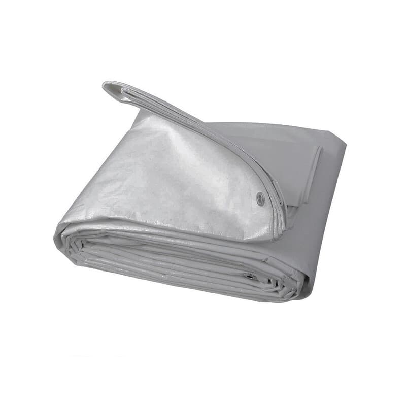 Telo Occhiellato PE 6 x 8M 200GR Uso Alim.grigio - 2