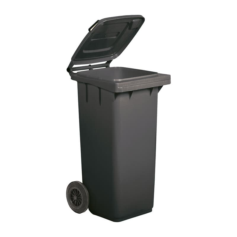 Pattumiera 120 l con Ruote Grigio Mp - 2