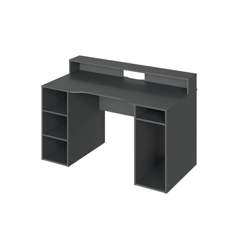 Kit Scrivania Cm 136 x 67 x 88H Antracite - 2