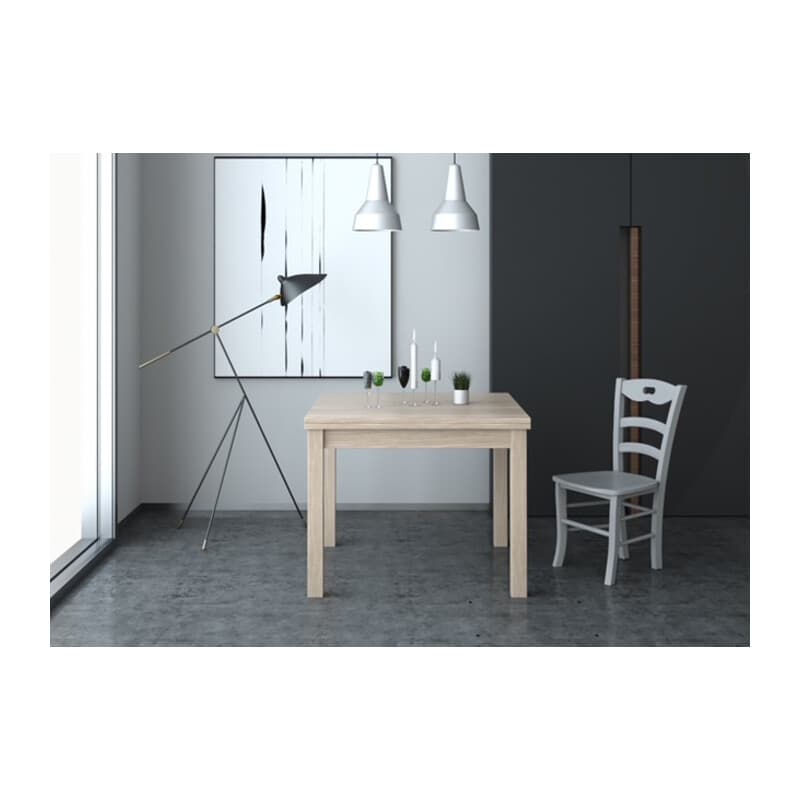 Kit Tavolo Libro 90 x 90 x 180 cm Olmo Azur Line - 2