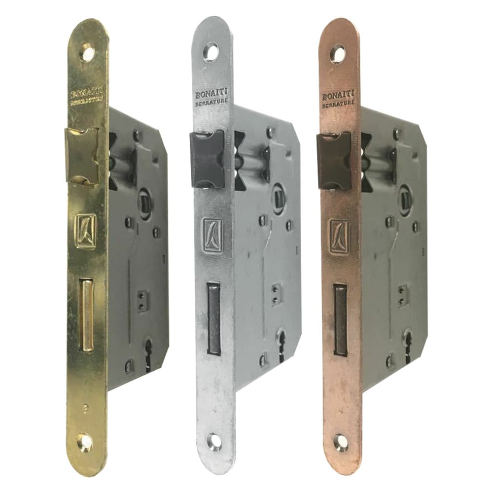 Serratura B.t. Ottonato Verniciato e 35 Bonaiti Patent - 2