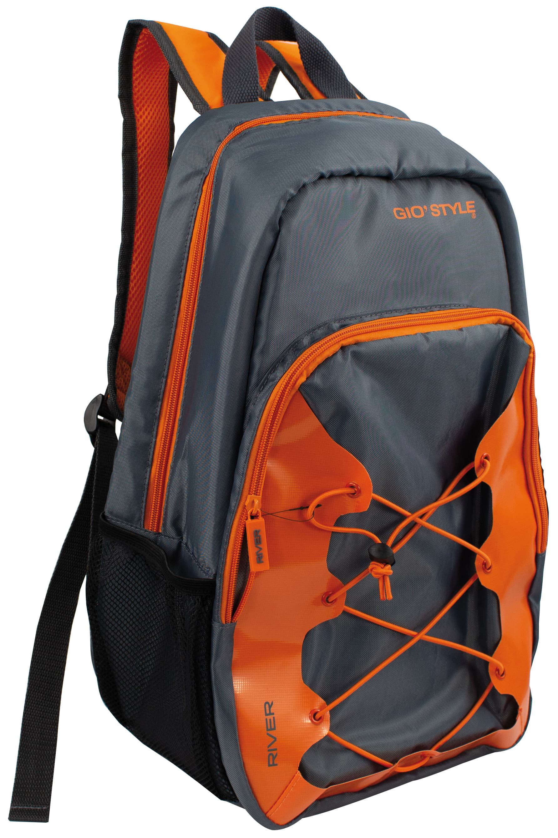 Zaino Termico River Backpack M L 16 cm 30 x 13X44 H Colore Grigio Arancio - 2